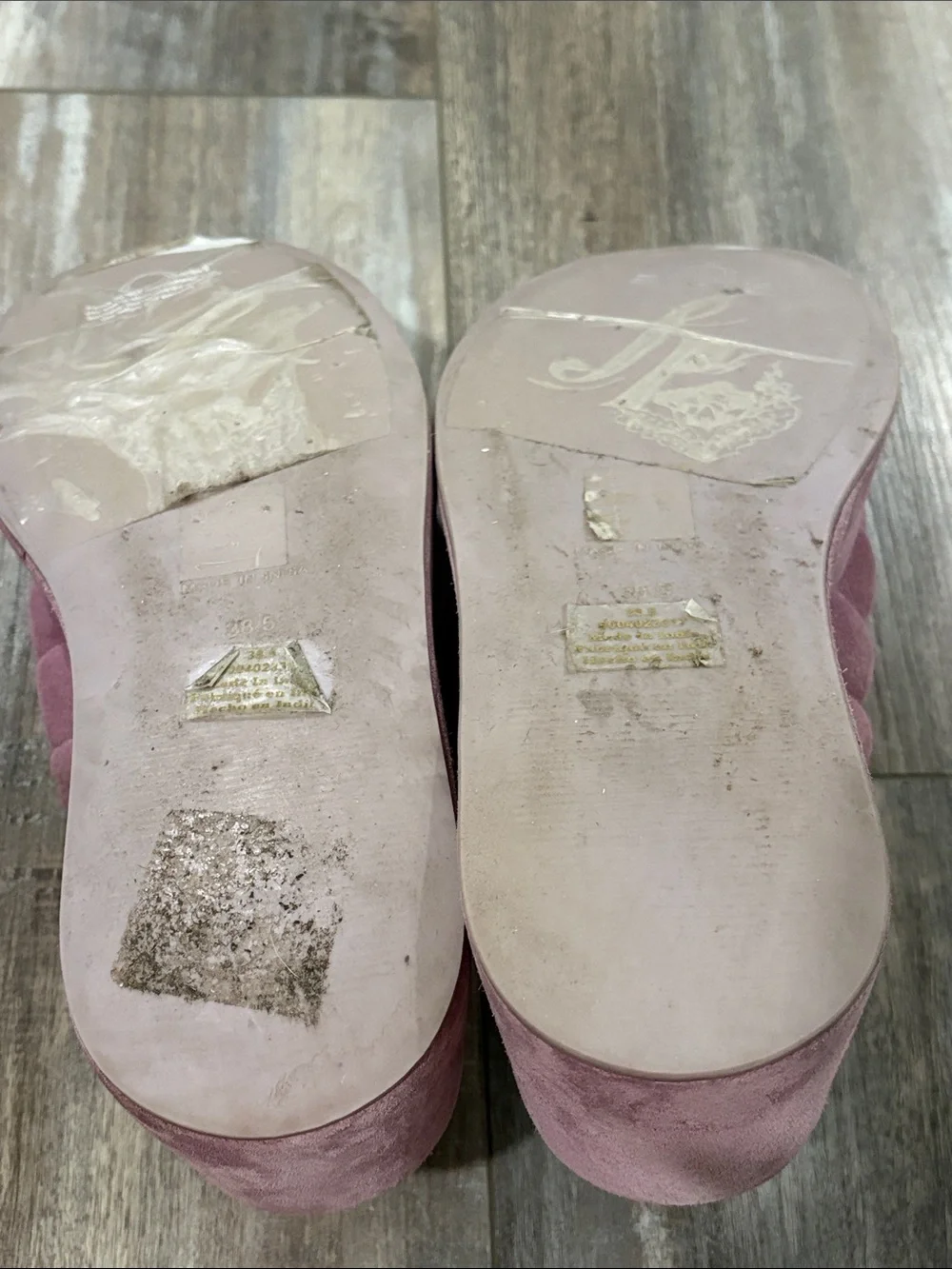Free People Almost Paradise Violet Suede Platforms Size 38.5